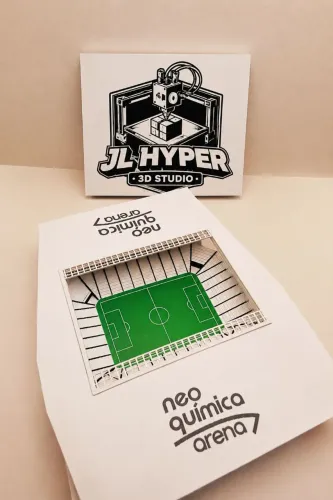 Arena Corinthians miniatura replica exata