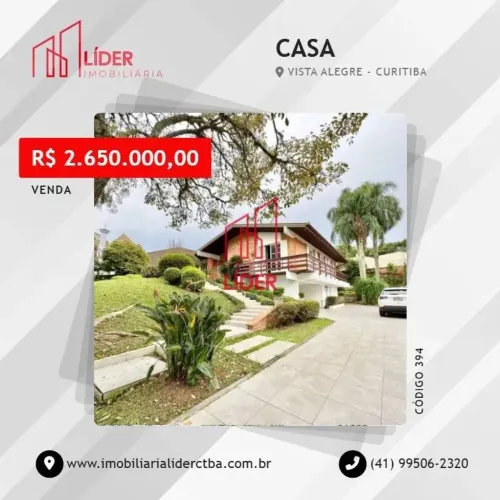 Raridade no Vista Alegre  Casa maravilhosa com terreno de 1.047 m²!