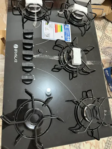 Vendo Cooktop 5 bc Braslar , novo , nunca usado.