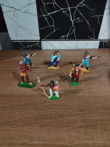 Soldados em chumbo padrão Gulliver antigo