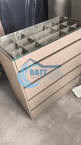 CÔMODA COM PORTA JOIAS - PRONTA ENTREGA EM ATÉ 10X SEM JUROS