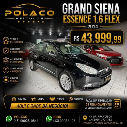 Fiat Grand Siena Essence 1.6 Flex 16V 2014
