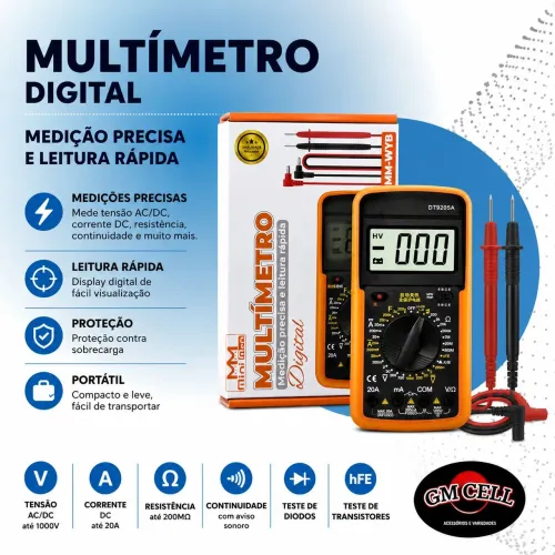 Multímetro digital minimen