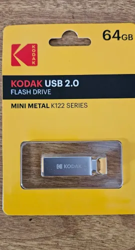 PenDrive 64gb Metal Kodak - Entrega grátis toda JP