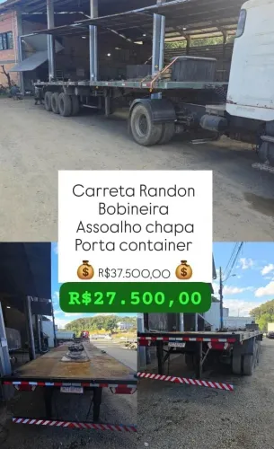Carreta porta container
