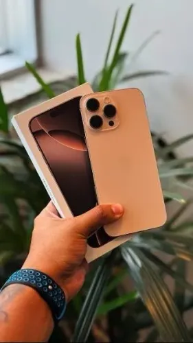 iPhone 16 Pro / 128GB / Desert / Saúde de bateria 92% e Garatia Apple