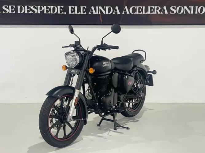 ROYAL ENFIELD CLASSIC 350 HALCYON BLACK 2024