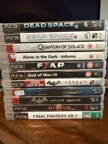 Lote jogos PlayStation 3 - R$40 CADA - VENDO APENAS LOTE!