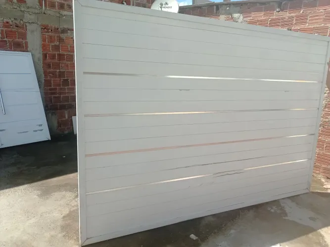 Portao residencial Aluminio Garagem e Pedestre