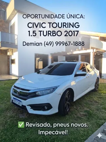 Honda Civic Sedan Touring 1.5 Turbo 16V Aut.4p 2017