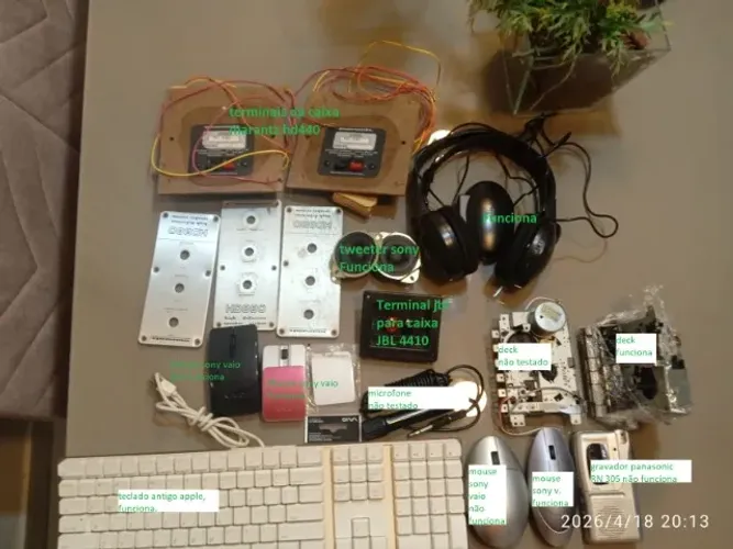 Teclado mouse sony vaio apple tape deck 