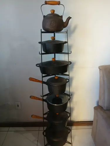 Conjunto de Panelas de Ferro