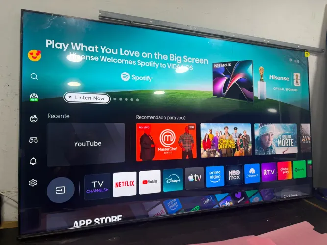 Smart Tv 75 Hisense 10 meses garantia