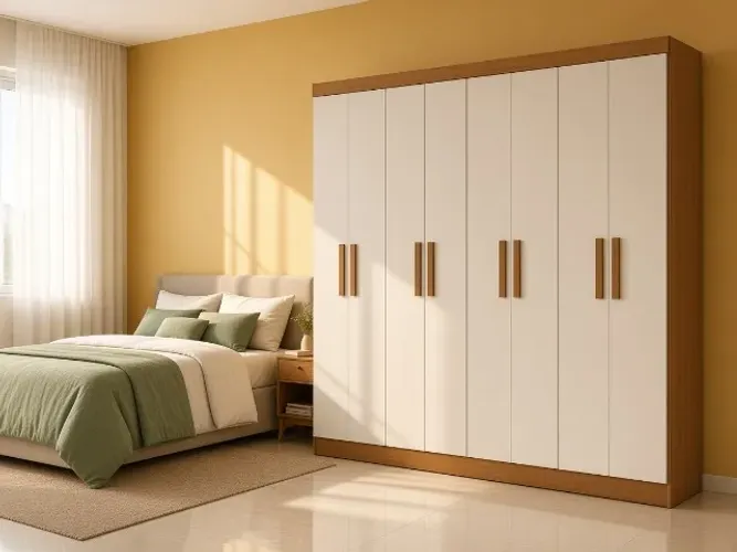 Guarda-Roupa Petrópolis 8 Portas 2,08m (NOVO A PRONTA ENTREGA)
