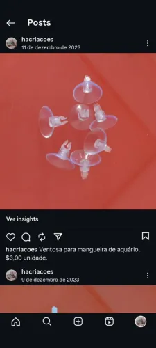 Ventosas para mangueira de aquário 