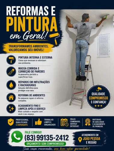 Pintura e Reformas em Geral!