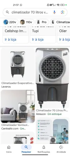 Climatizador 70 litros