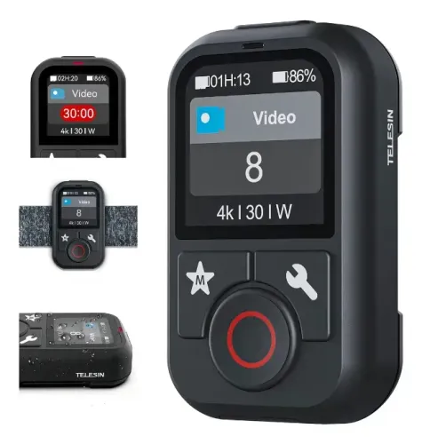 Controle Remoto Telesin T13 Para Gopro Hero 13 12 11 10 9 8 Novo