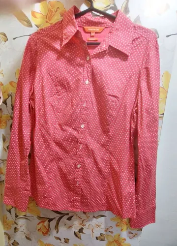 Blusa social feminina rosa