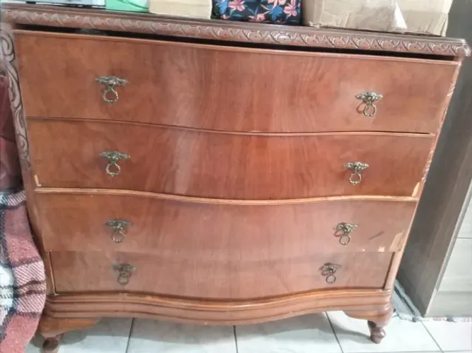 Jogo de Quarto Madeira Maçica antiquario