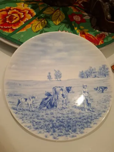 Prato porcelana portugues 1945