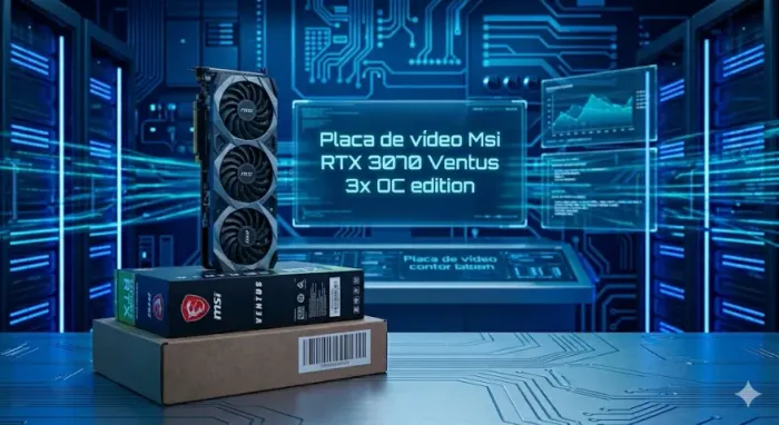 Placa de vídeo Msi RTX 3070 Ventus 3x