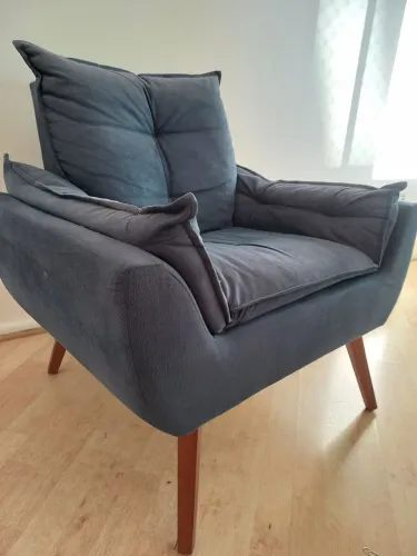 Poltrona de tecido