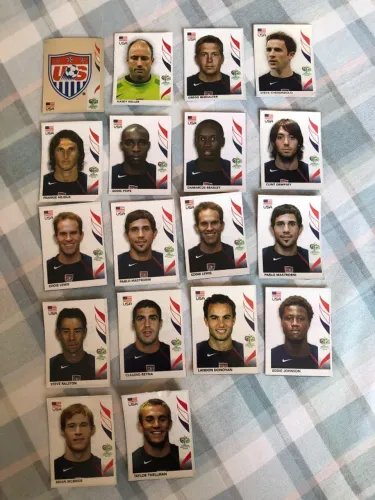 Figurinhas Seleção dos Estados Unidos 2006 - Recortadas