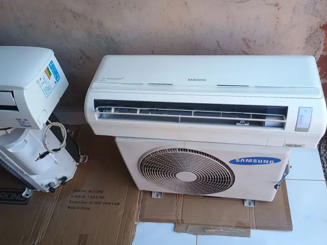 Ar condicionado usado instalado 1.500 reais 