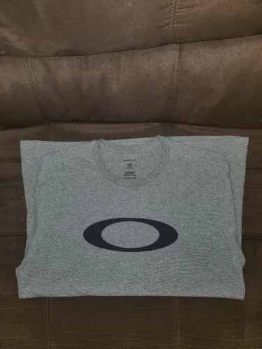 Camiseta Oakley O-ellipse Tee Cinza, Tamanho M, Original