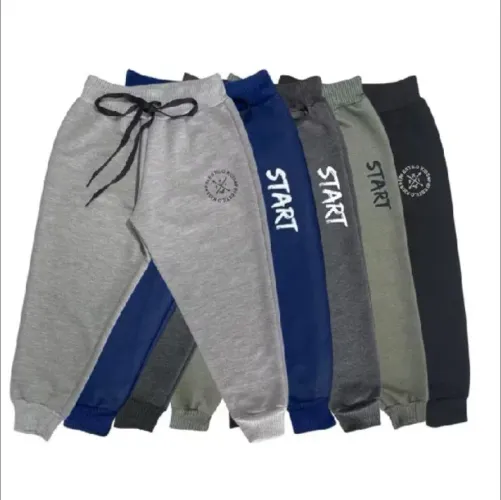 ?Kit Calça Jogger de Moletom Infantil Com Punho - Ótimo Preço