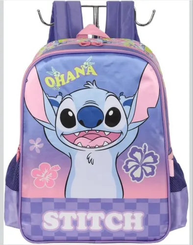 Mochila do Stitch com lancheira