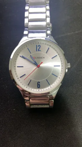 Relógio Curren Analógico 8280 - Prata masculino