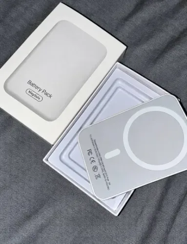 Carregador Portátil Magnético MagSafe 10.000mAh + Cabo