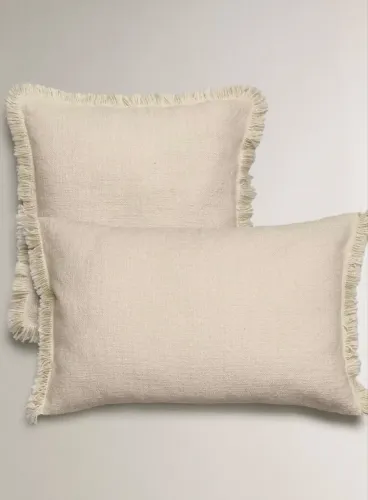 Capa de almofada Zara Home franjas 