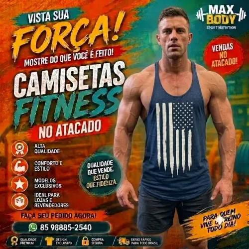 REGATA CAVADA ATACADO FITNESS