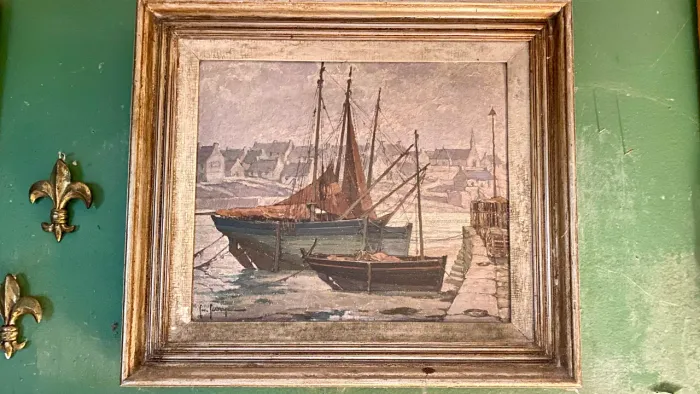 Quadro francês antigo original