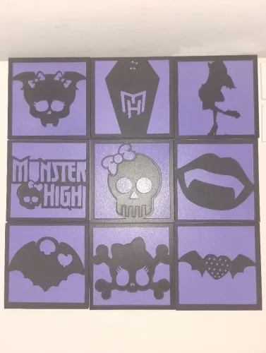 Quadrinhos decorativos de Monster high