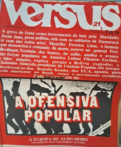 Jornal Versus - 3 edições de 1977 e 1978.