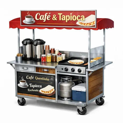 Fabricação de carrinhos de lanche