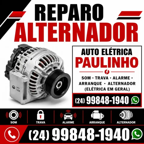 REPARO DE ALTERNADOR VOLTA REDONDA