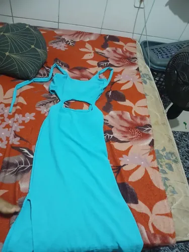 Vestido azul novo