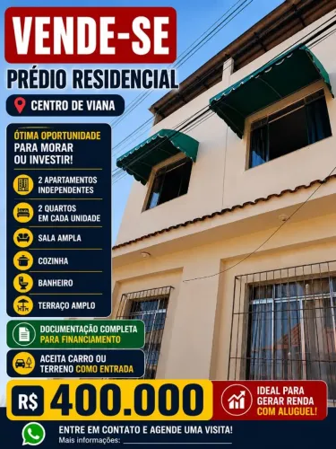 2 apartamentos em Viana + Terraço