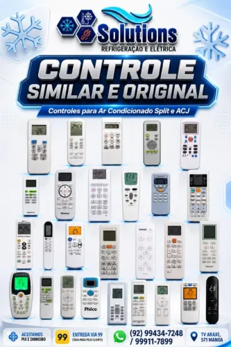 controle remoto de ar condicionado