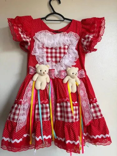 Vestido junino infantil menina 