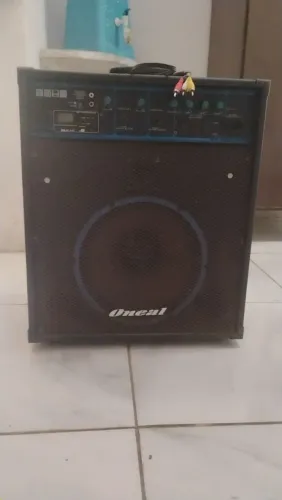 Caixa De Som Amplificada Ativa Oneal Usb Multiuso