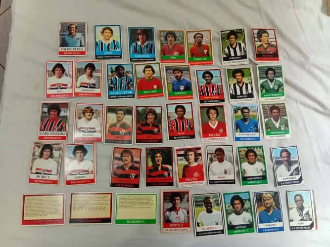 Cards variados originais ping pong 1978