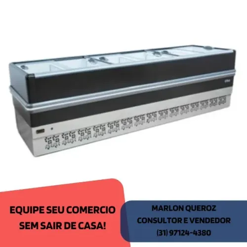 Ilha para Congelados 3M Preta Polar