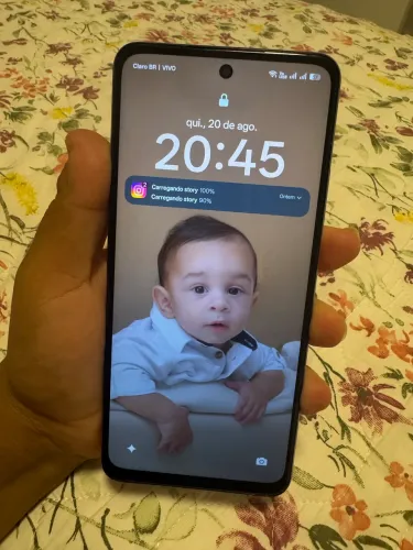 Realme C75x seminovo funcionado perfeitamente 1000 reais