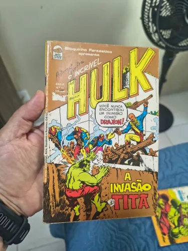 O Incrível Hulk Editora Bloch 13, raro